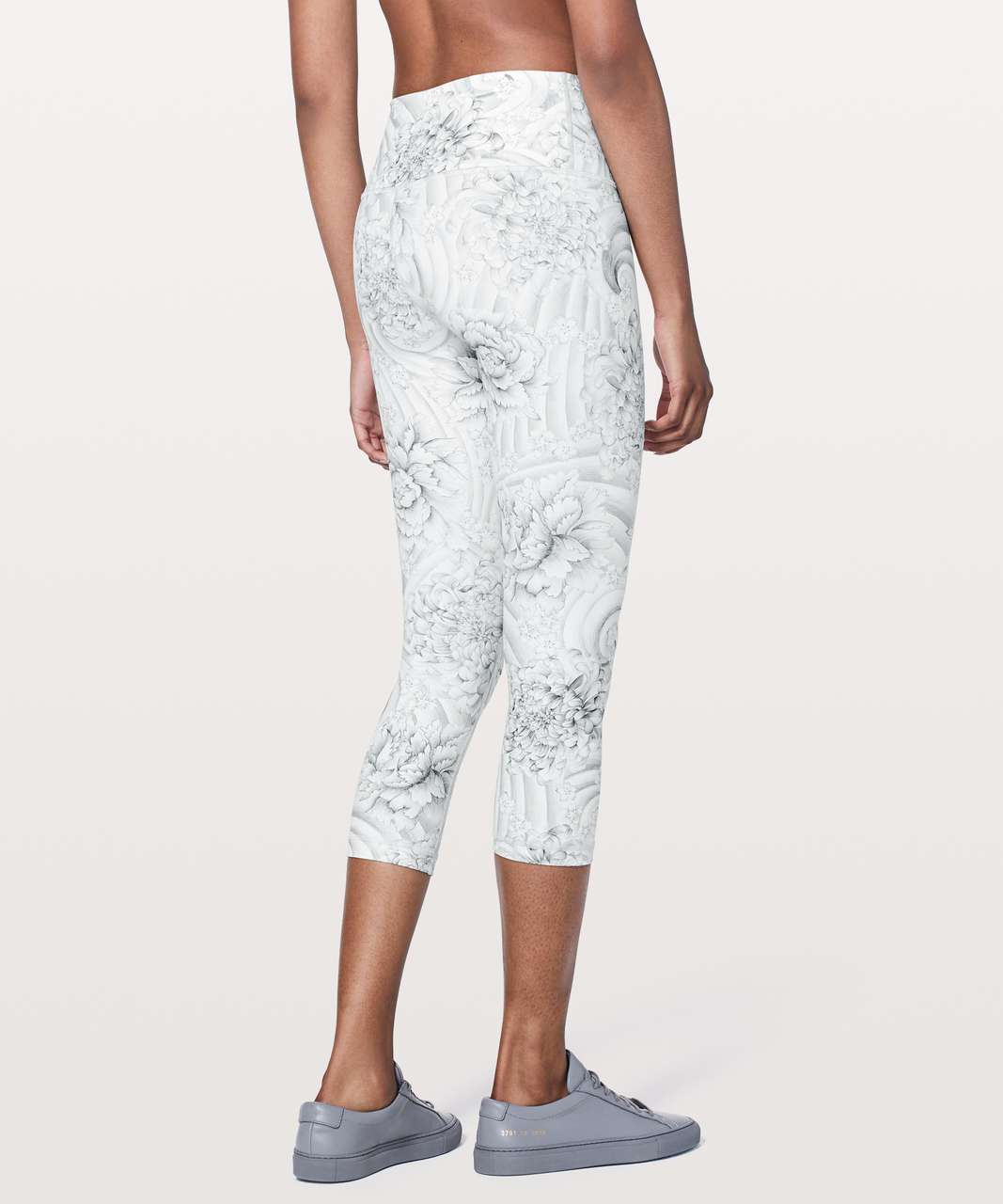 Lululemon Wunder Under Crop (Hi-Rise) *21" - Twine White Multi