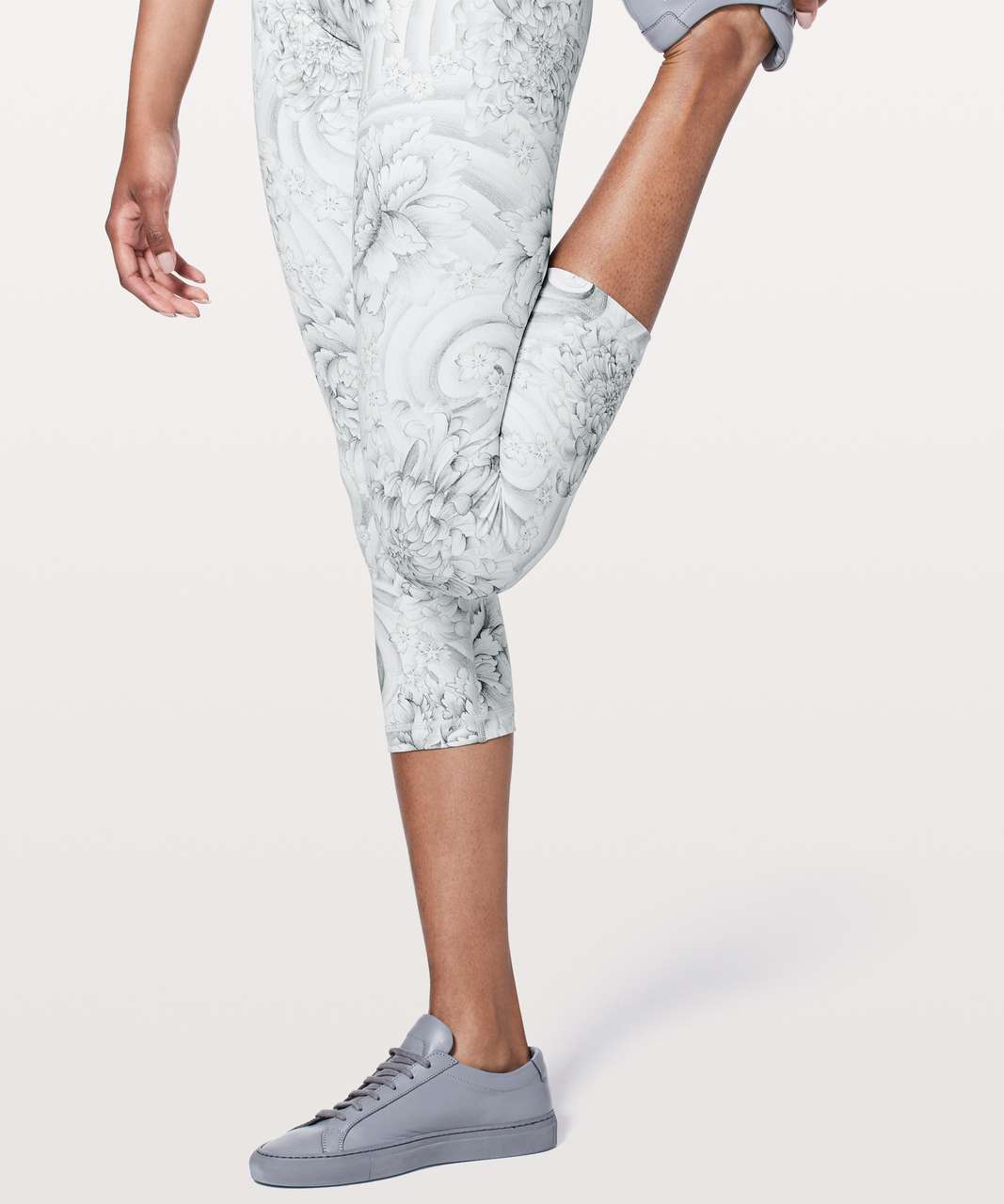 Lululemon Wunder Under Crop (Hi-Rise) *21" - Twine White Multi