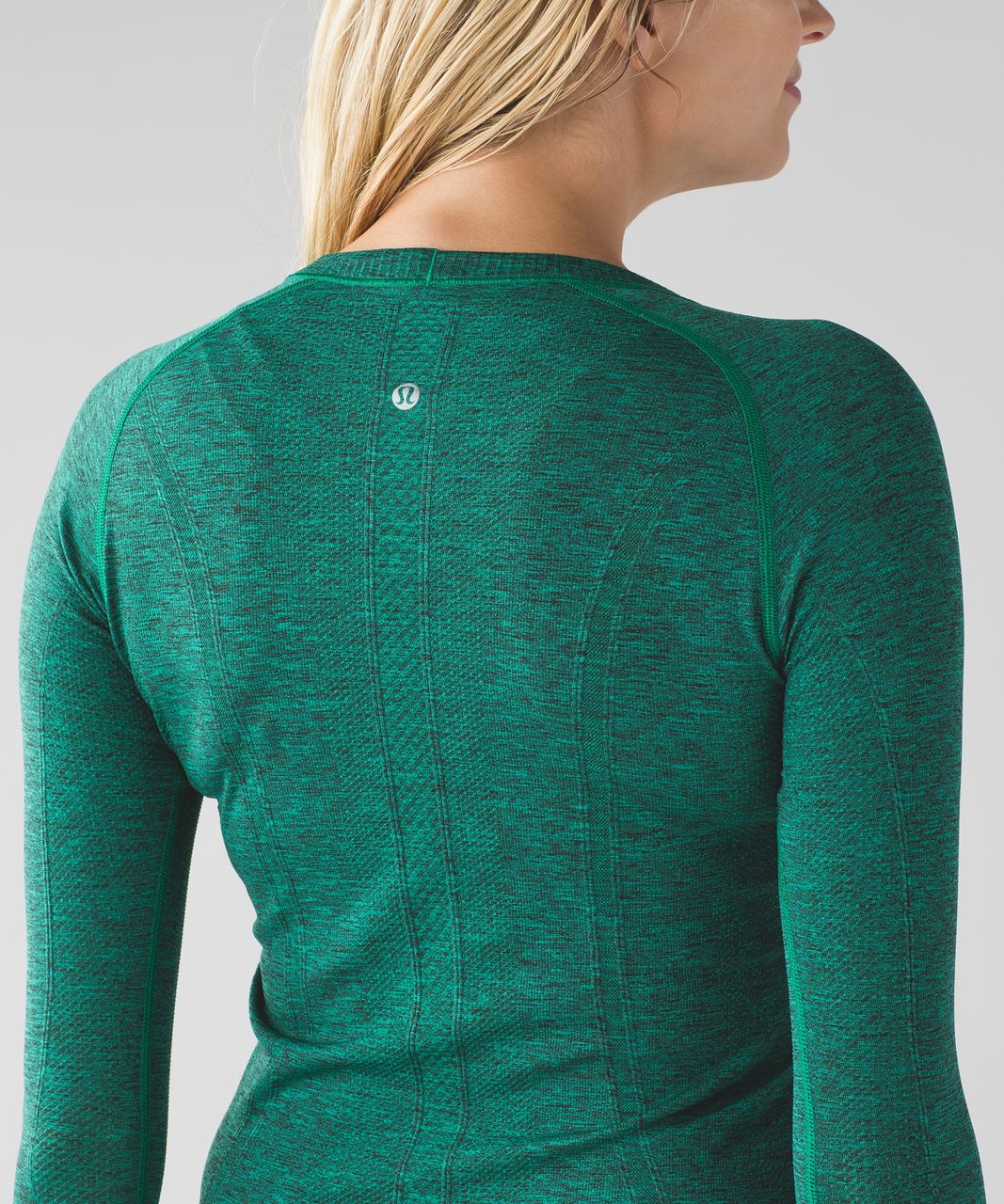 Lululemon Swiftly Tech Long Sleeve Crew - Heathered Jungle