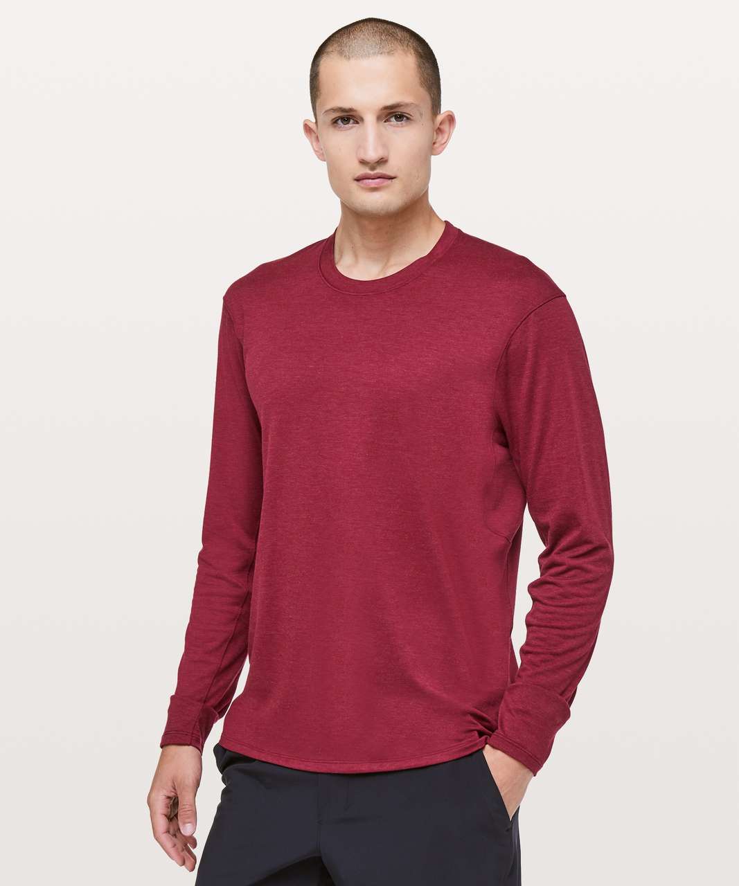 Lululemon Somatic Aero Long Sleeve - Royal Ruby