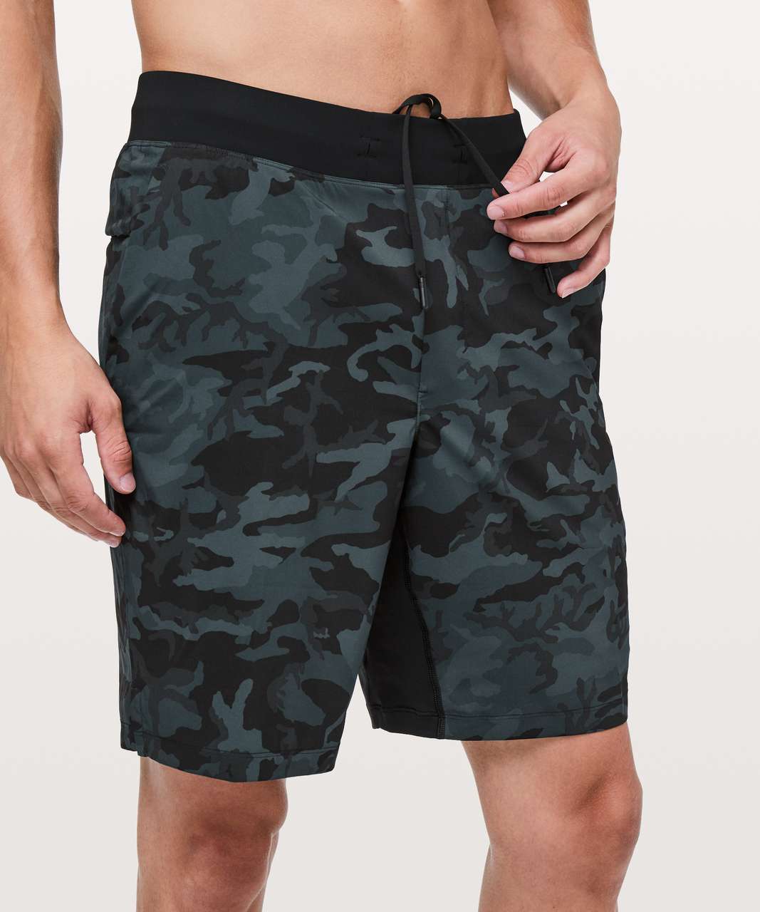 Grey Camo Lululemon Shorts  International Society of Precision