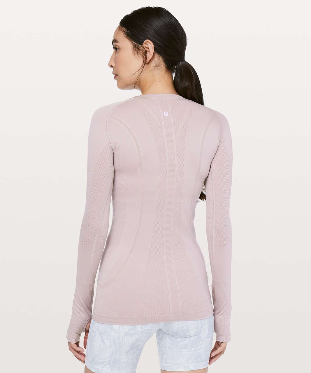 Lululemon Swiftly Tech Long Sleeve Crew - Smoky Blush / Smoky Blush