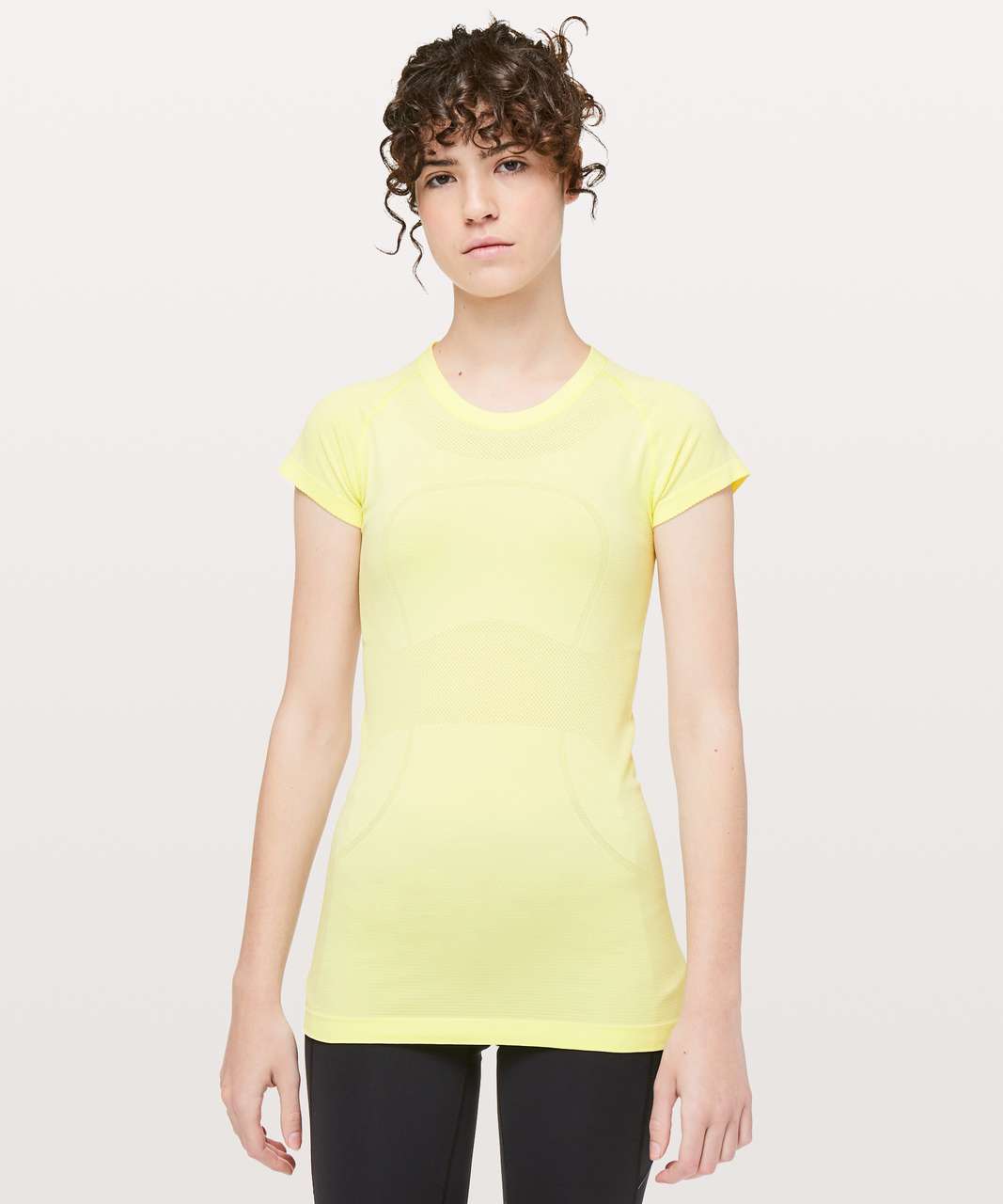 Lululemon Swiftly Tech Short Sleeve Crew - Lemon Ice / Lemon Ice