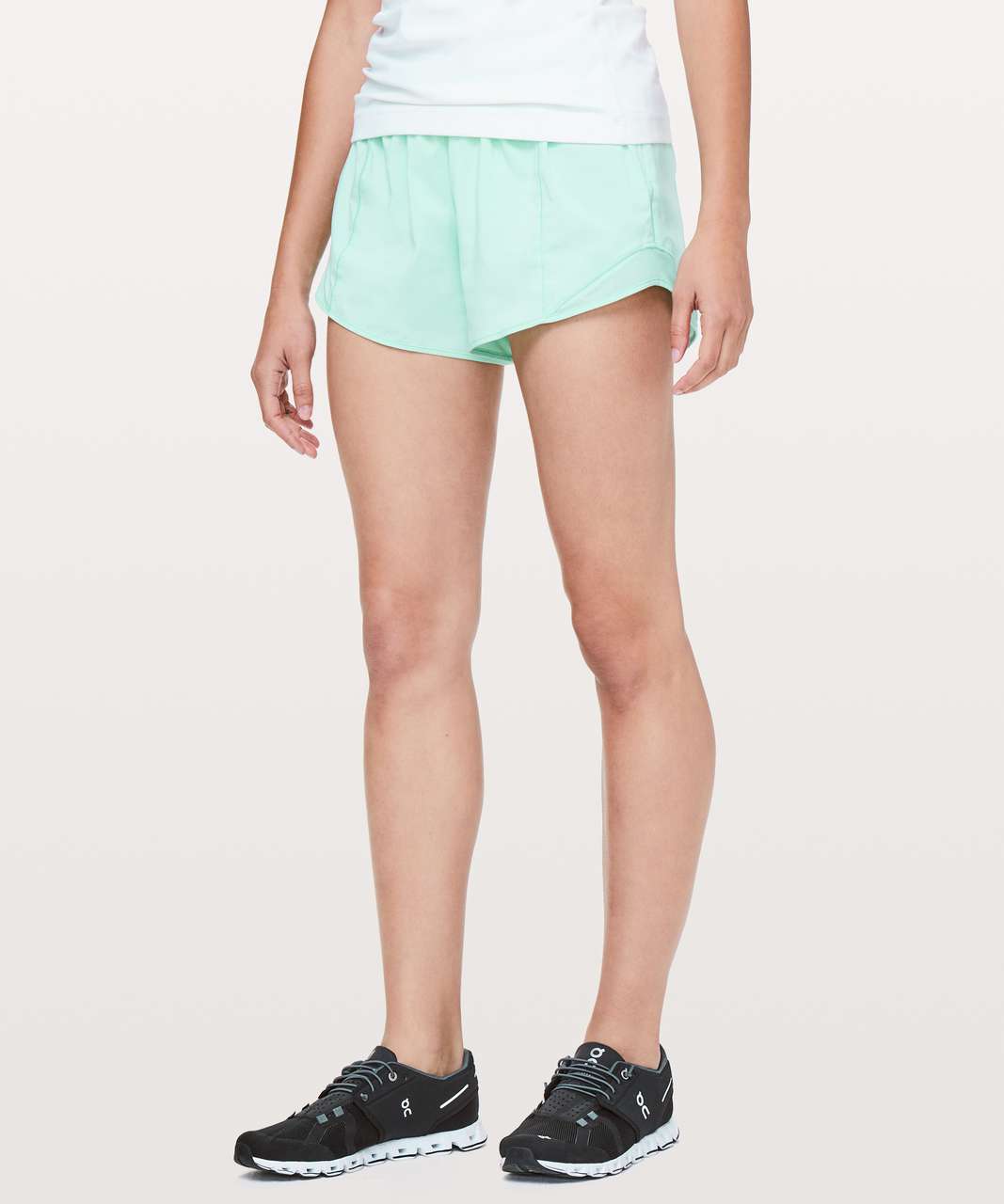 Lululemon Hotty Hot Short *Long 4 - Blue Linen - lulu fanatics