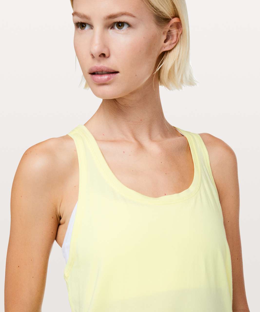 Lululemon Love Tank *Pleated - Lemon Ice