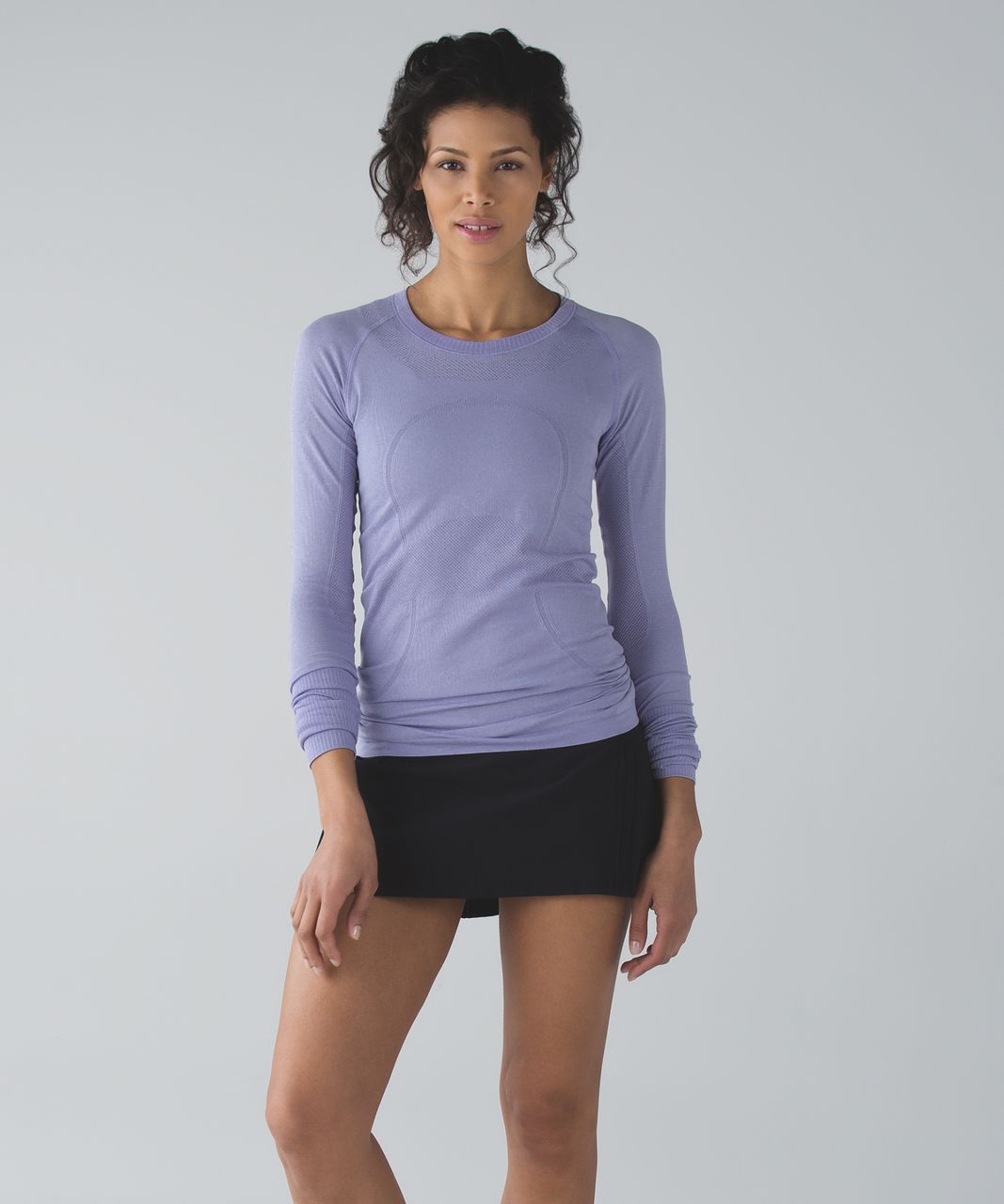 Lululemon Swiftly Tech Long Sleeve Crew - Heathered Lilac