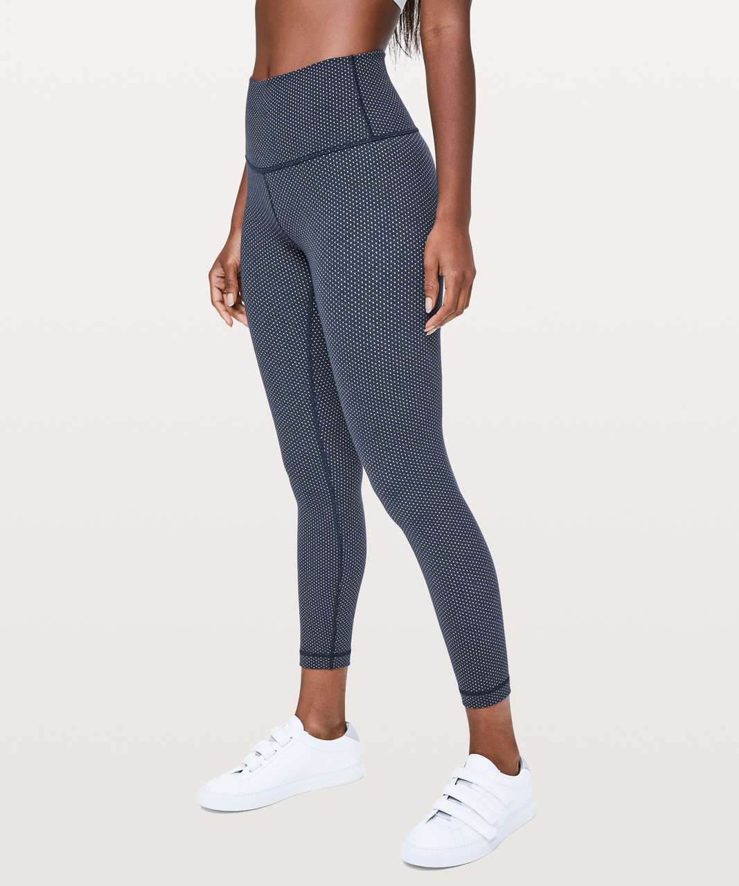 Lululemon Wunder Under Hi-Rise 7/8 Tight *25" - Pacific Pointe Jacquard True Navy Onyx Blue