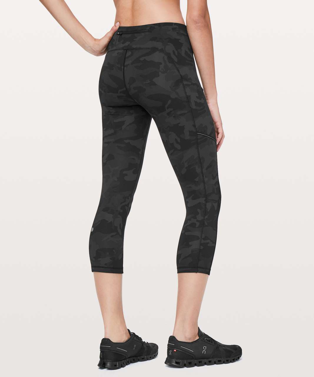 Lululemon Speed Up Crop *21" - Incognito Camo Multi Grey