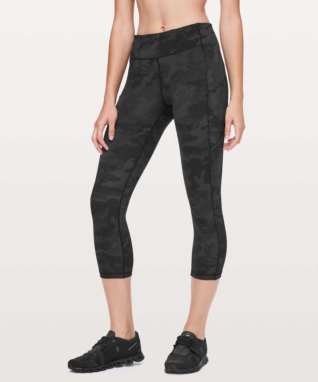 Lululemon Speed Up Crop *21" - Incognito Camo Multi Grey