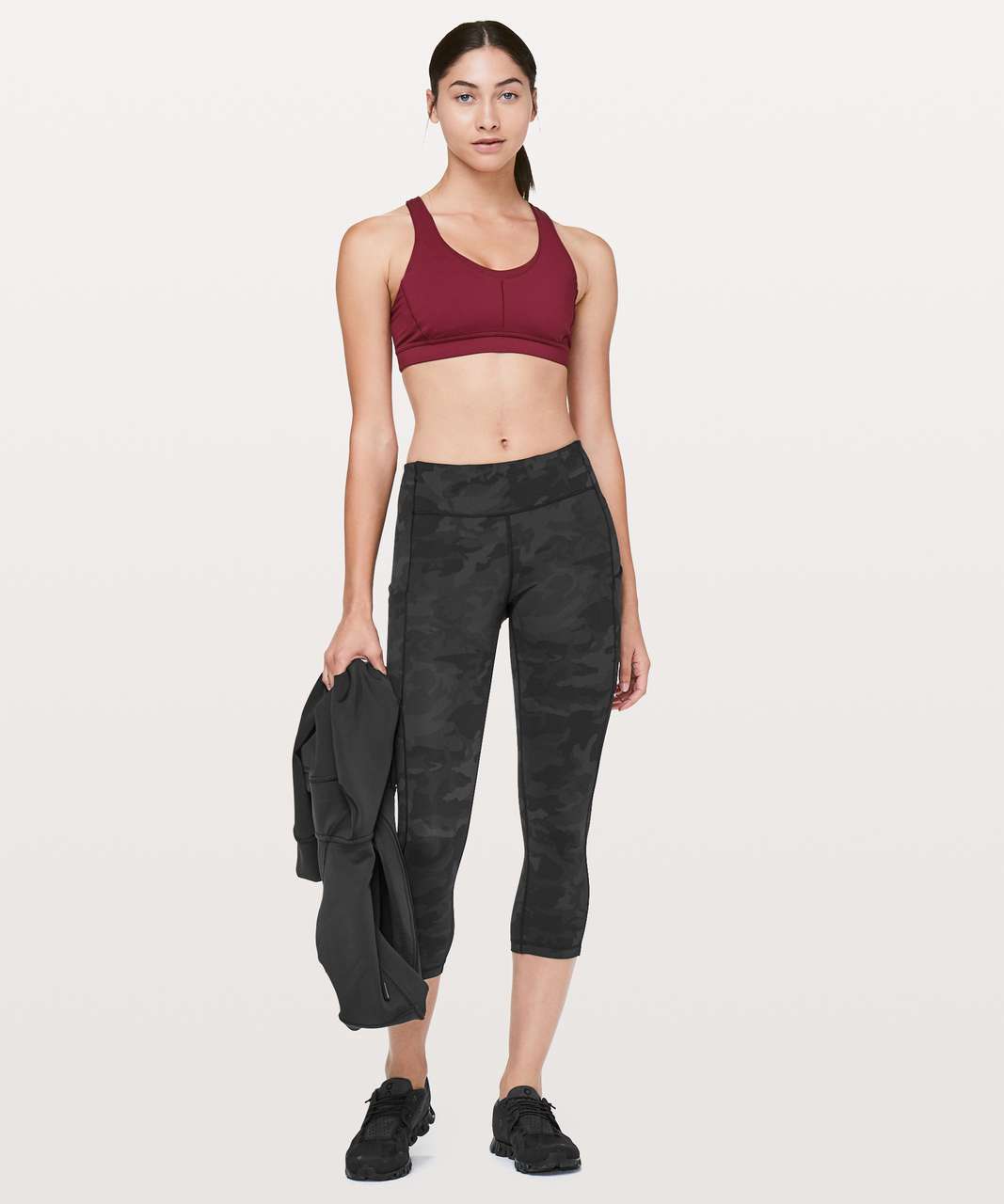 Lululemon Speed Up Crop *21" - Incognito Camo Multi Grey