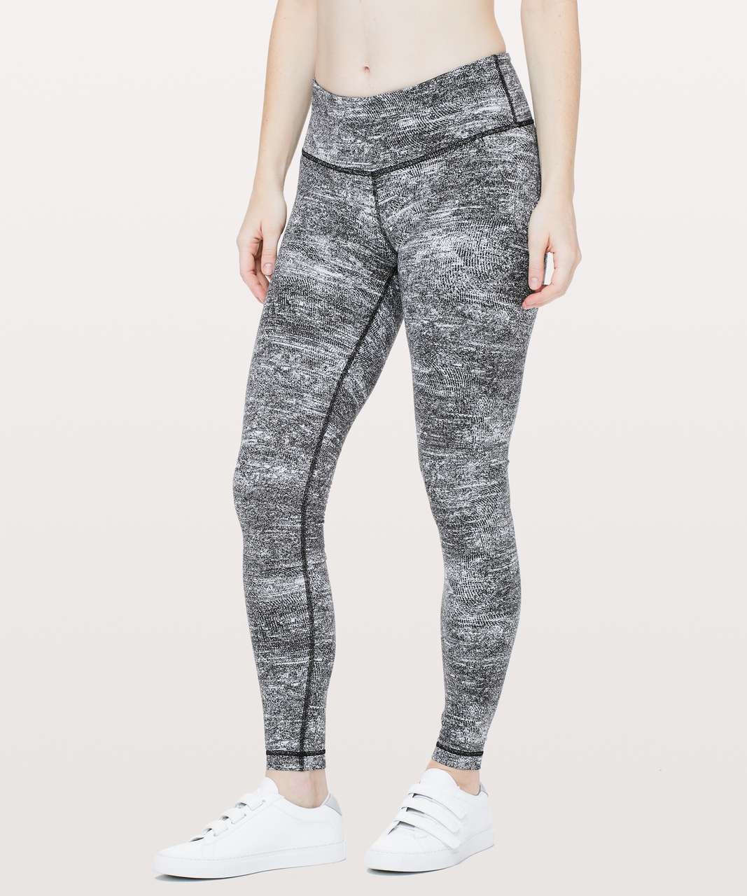 Lululemon Wunder Under Low-Rise Tight *28 - Rush Jacquard Black White -  lulu fanatics