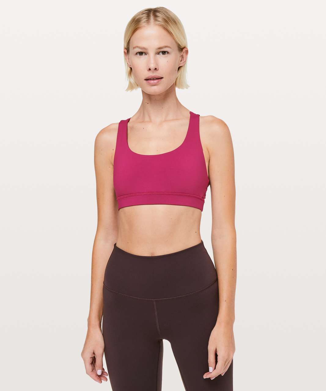 Lululemon Energy Bra (Peek) - White - lulu fanatics