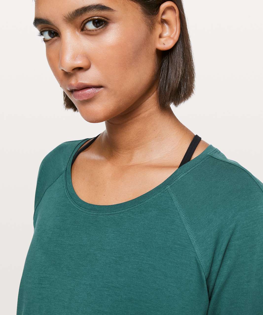 Lululemon Emerald Long Sleeve - Green Jasper