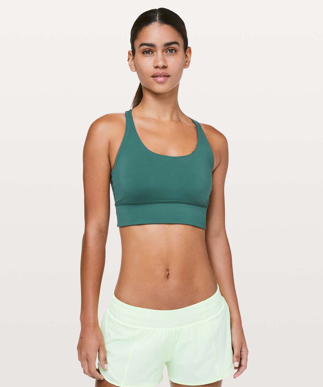 Lululemon Mind Over Miles Bra - Green Jasper - lulu fanatics