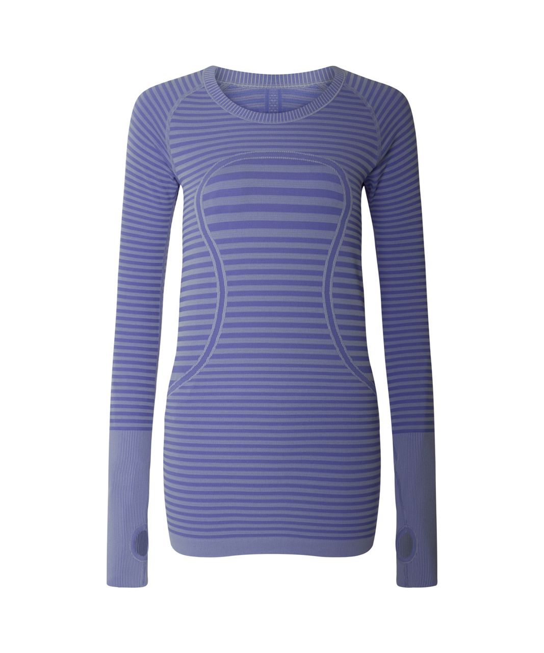 Lululemon Swiftly Tech Long Sleeve Crew - Heathered Black - lulu fanatics