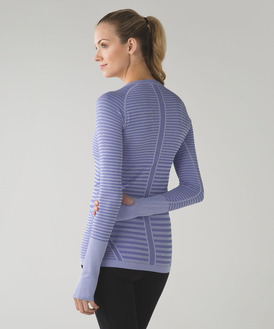 Lululemon Swiftly Tech Long Sleeve Crew - Heathered Lullaby