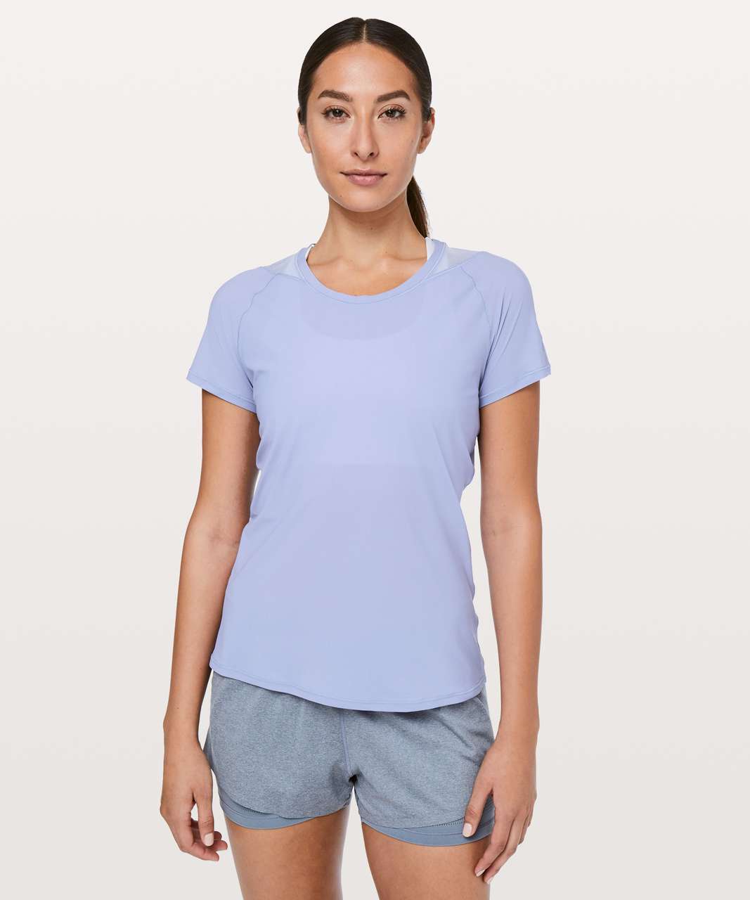 Lululemon Seek The Heat Short Sleeve - Iron Purple - lulu fanatics