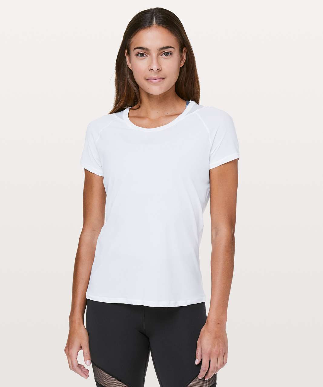 Lululemon Seek The Heat Short Sleeve - White