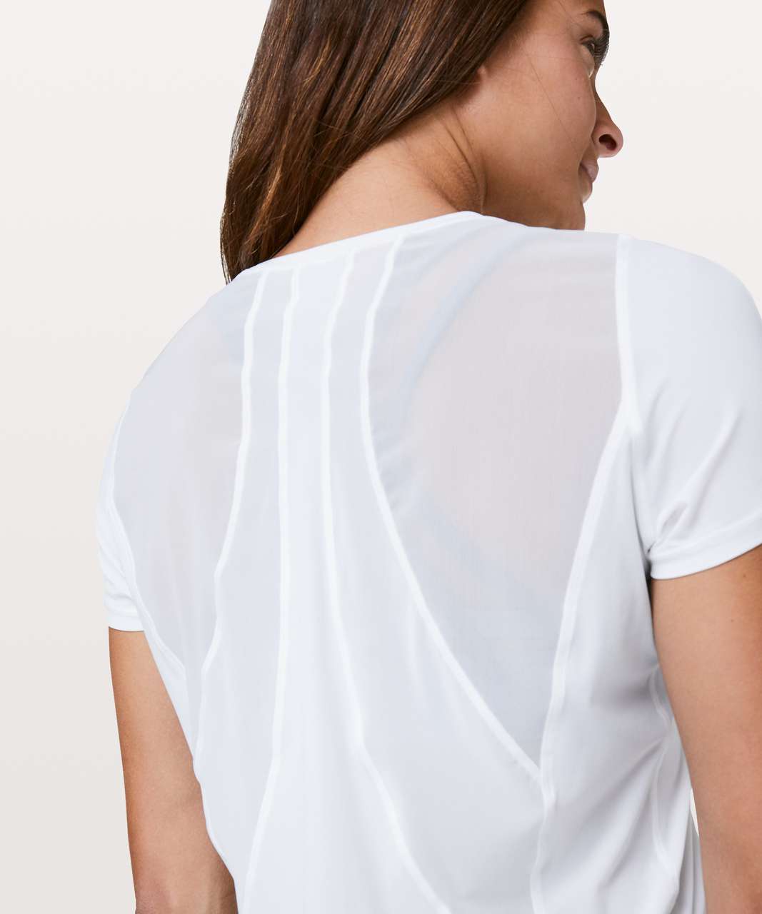 Lululemon Seek The Heat Short Sleeve - White - lulu fanatics