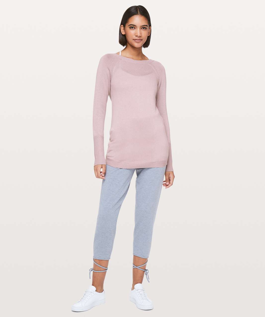 Lululemon Unity Drop Back Sweater - Smoky Blush