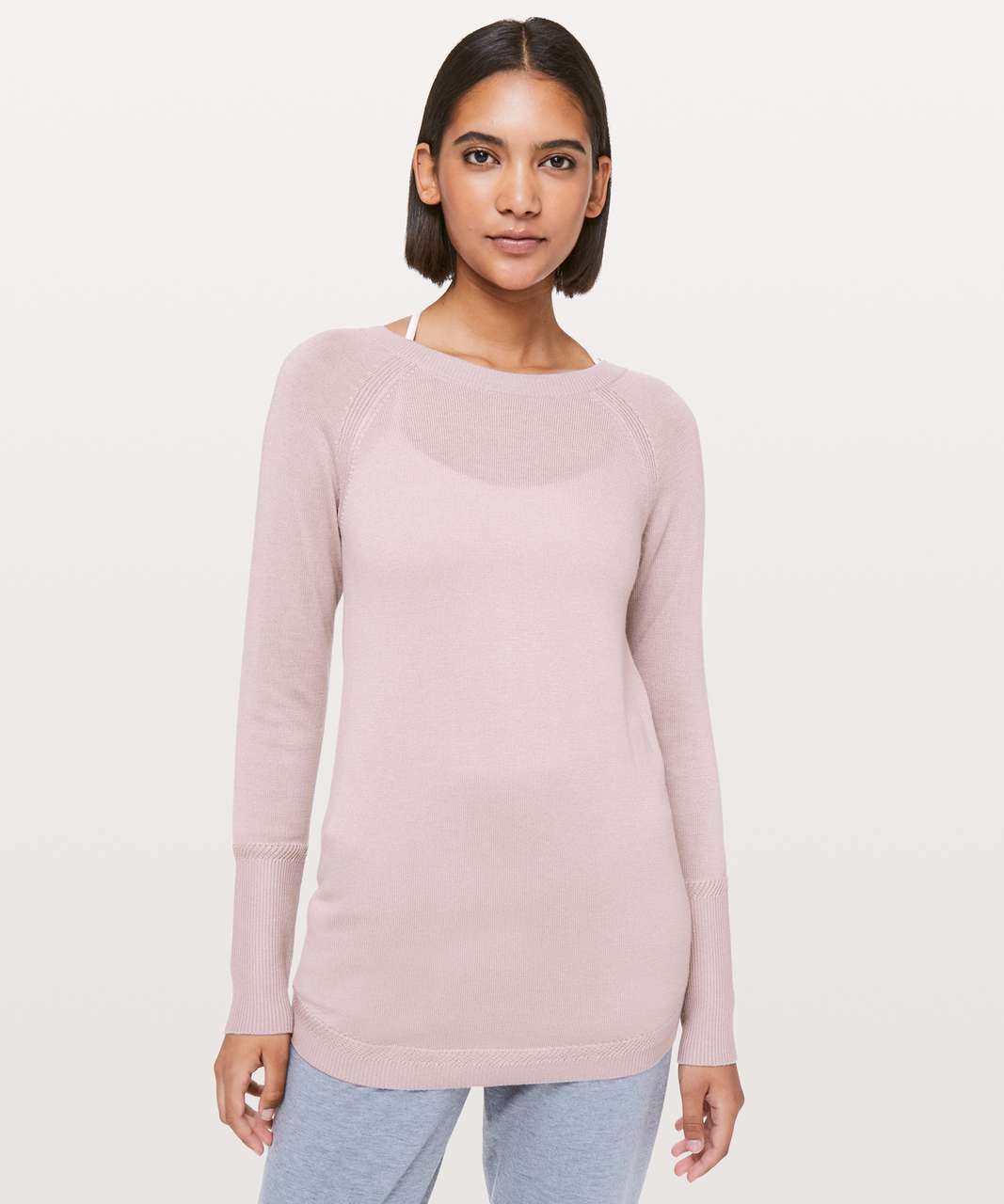 Lululemon Unity Drop Back Sweater - Smoky Blush