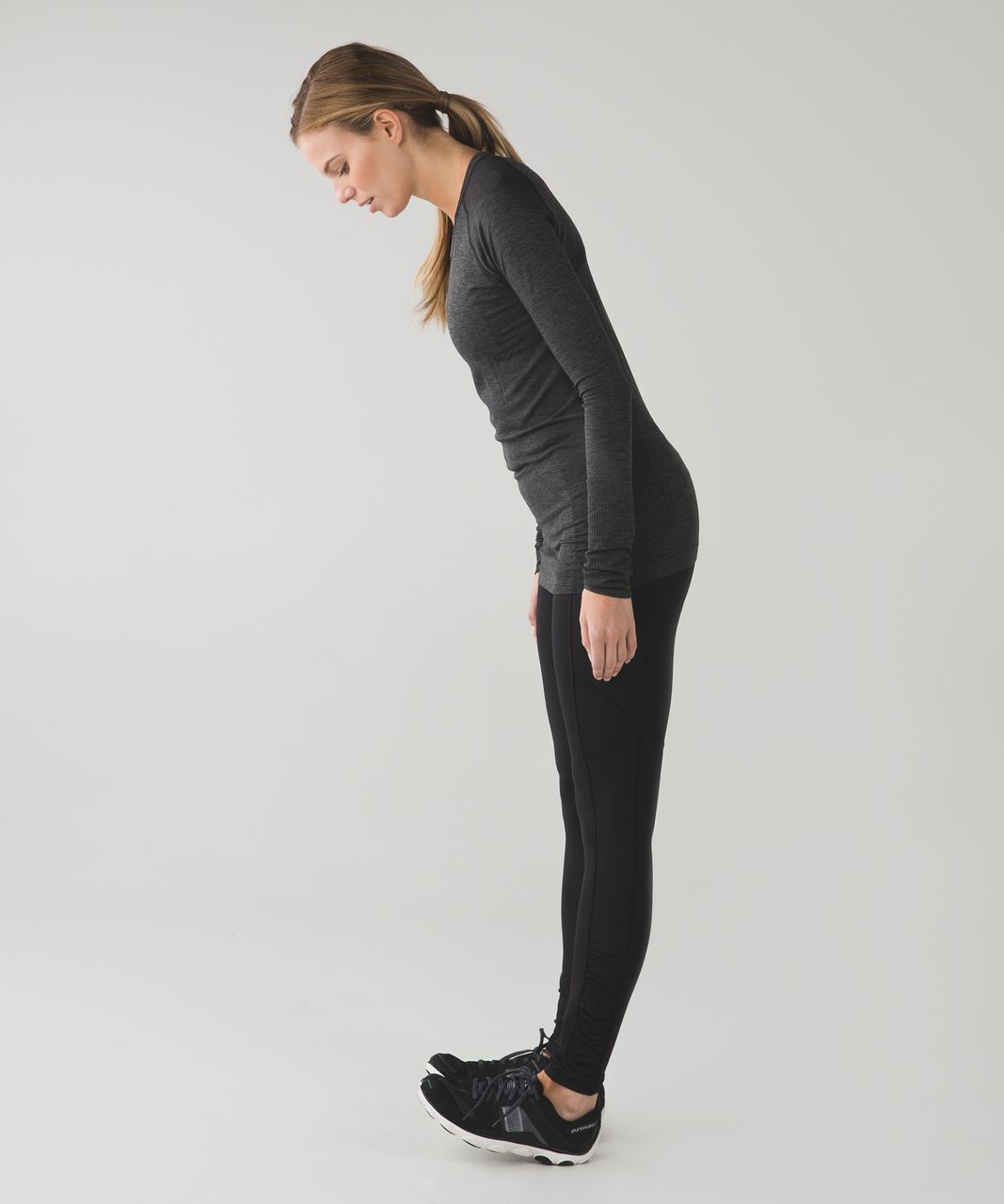 Lululemon Swiftly Tech Long Sleeve Crew - Heathered Dark Slate