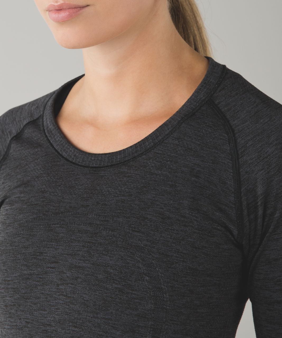 Lululemon Swiftly Tech Long Sleeve Crew - Heathered Dark Slate