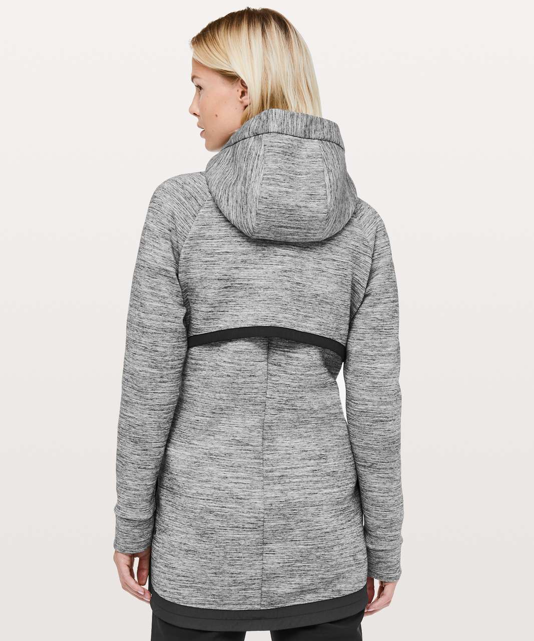 Lululemon Pick Your Path Jacket - Heathered Space Dyed Black Slub