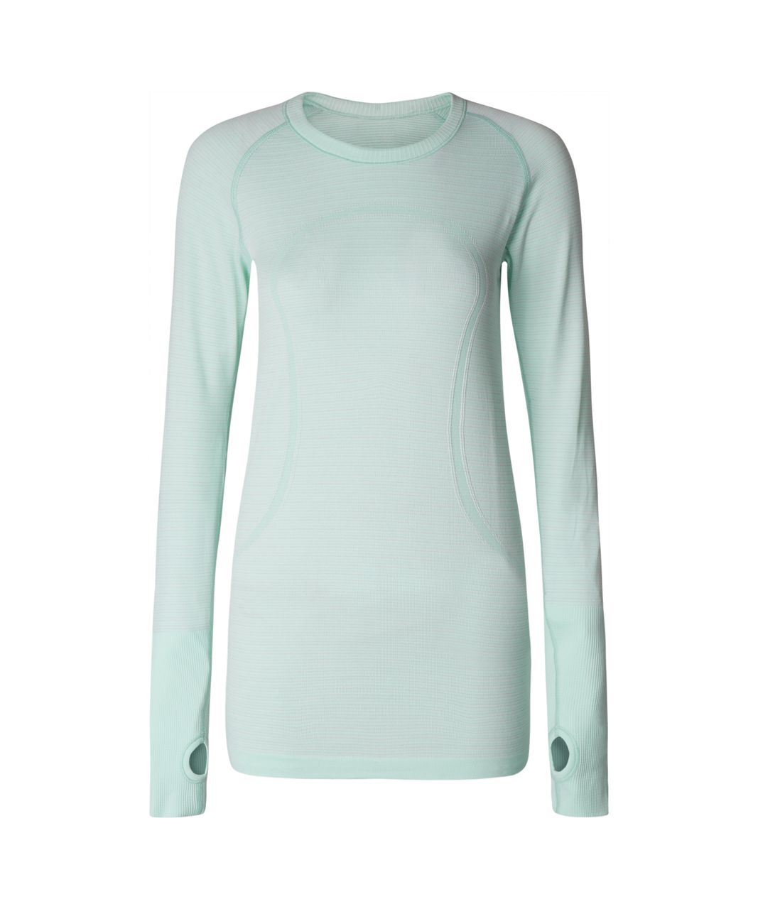 Lululemon Swiftly Tech Long Sleeve Crew - Heathered Sea Mist