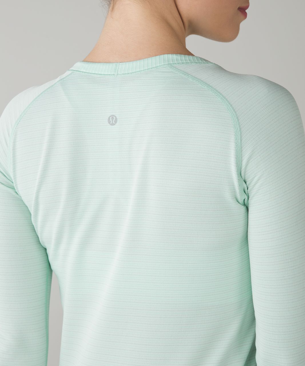 Lululemon Swiftly Tech Long Sleeve Crew - Heathered Sea Mist