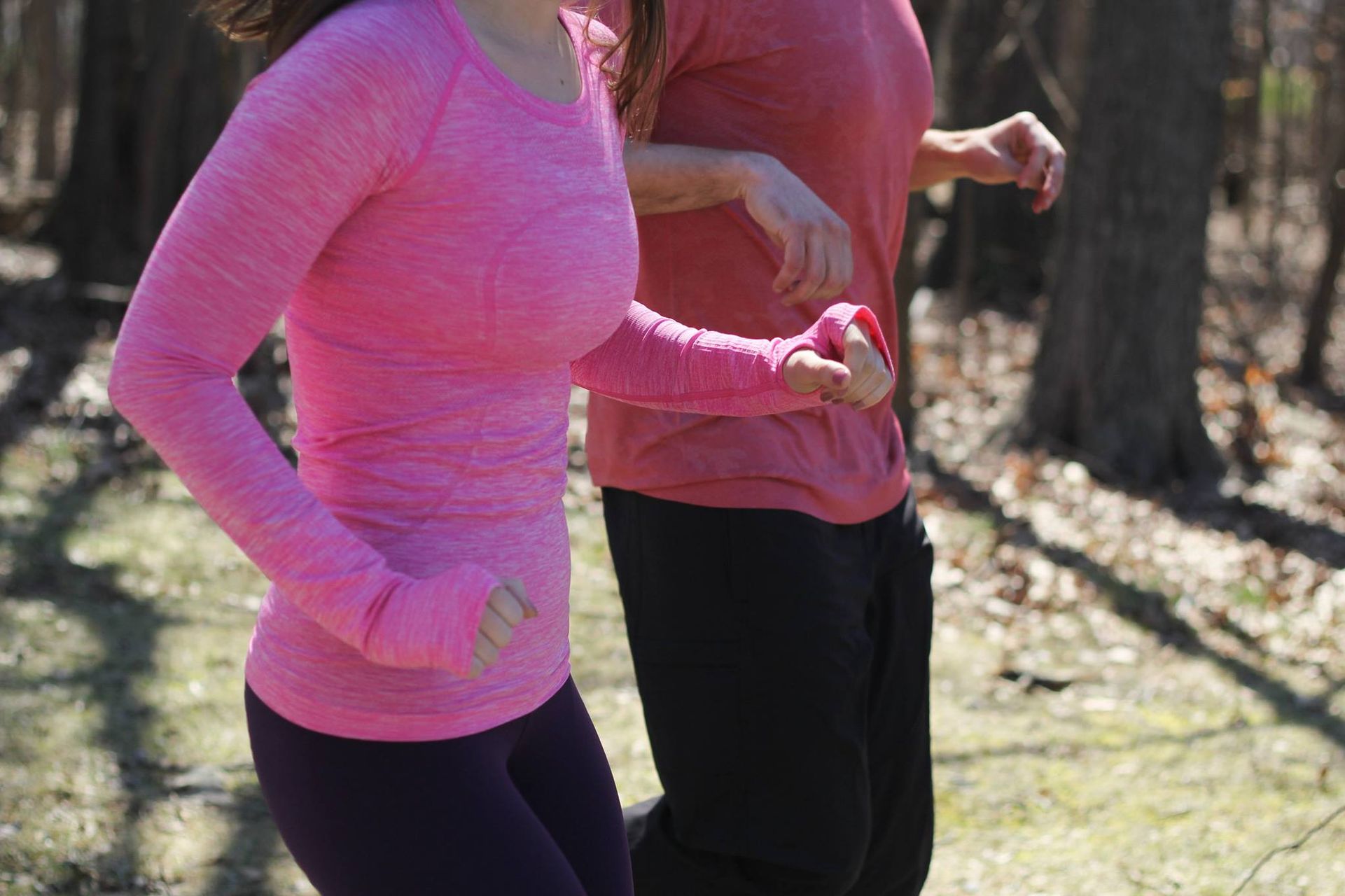 Lululemon Swiftly Tech Long Sleeve Crew - Heathered Pink Paradise