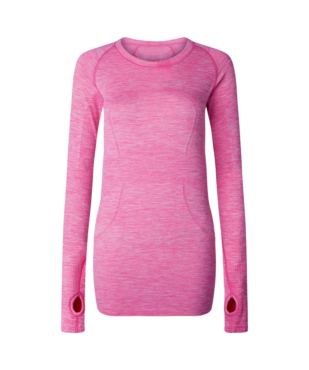 Lululemon Swiftly Tech Long Sleeve Crew - Heathered Pink Paradise