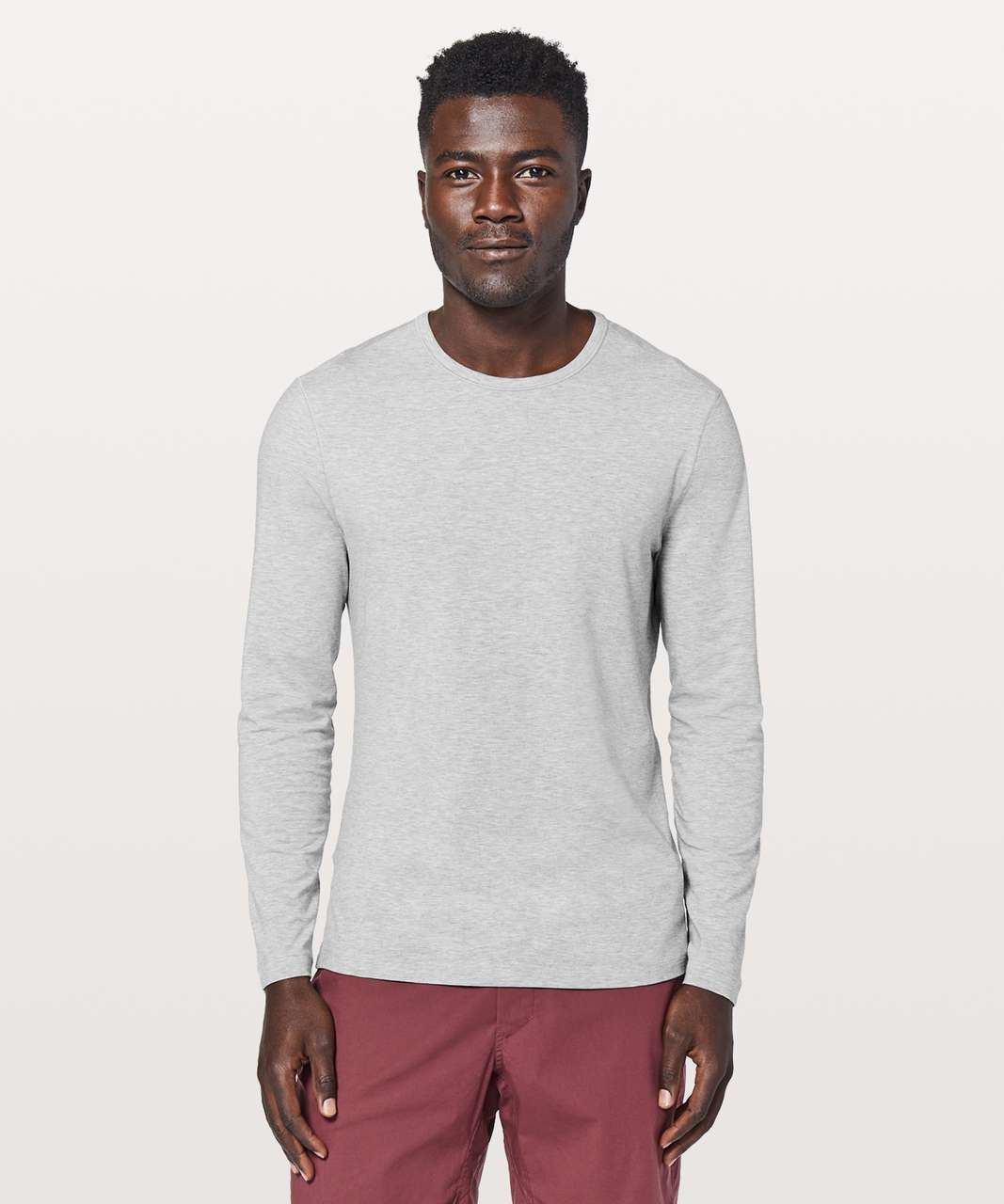 Lululemon 5 Year Basic Long Sleeve - Heathered Core Light Grey