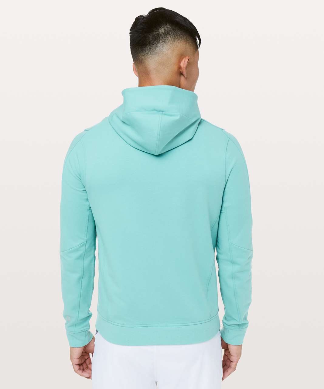 teal zipper hoodie