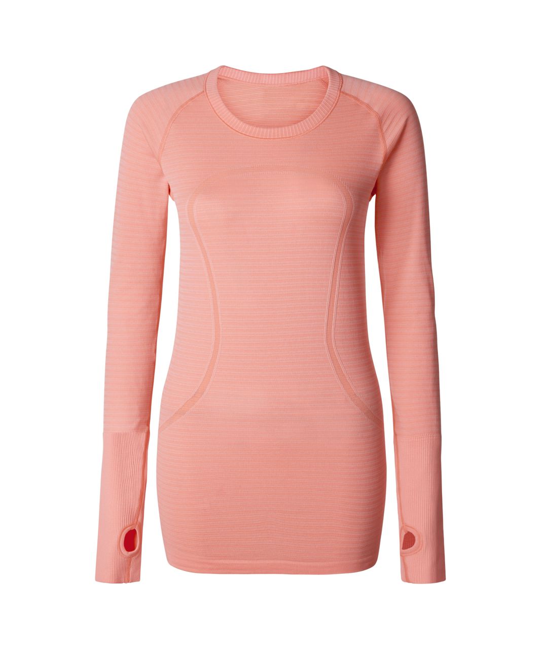 Lululemon Swiftly Tech Long Sleeve Crew - Heathered Neon Pink - lulu  fanatics