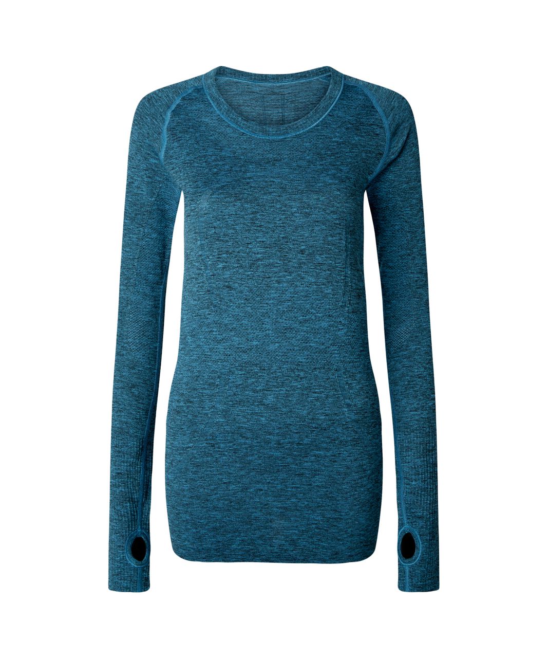 Lululemon Swiftly Tech Long Sleeve Crew - Heathered Kayak Blue