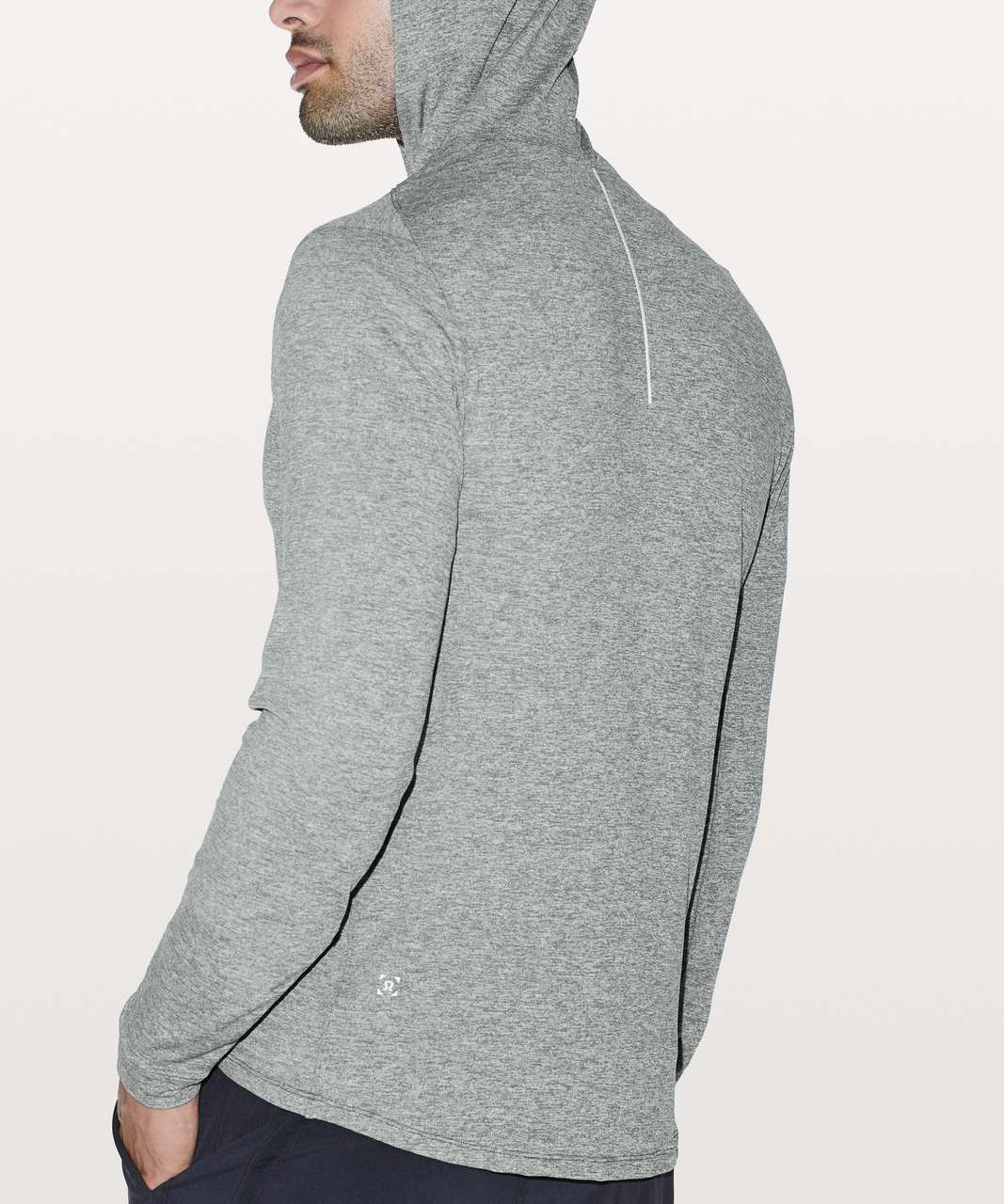 Lululemon Drysense Hoodie - Heathered Sea Steel