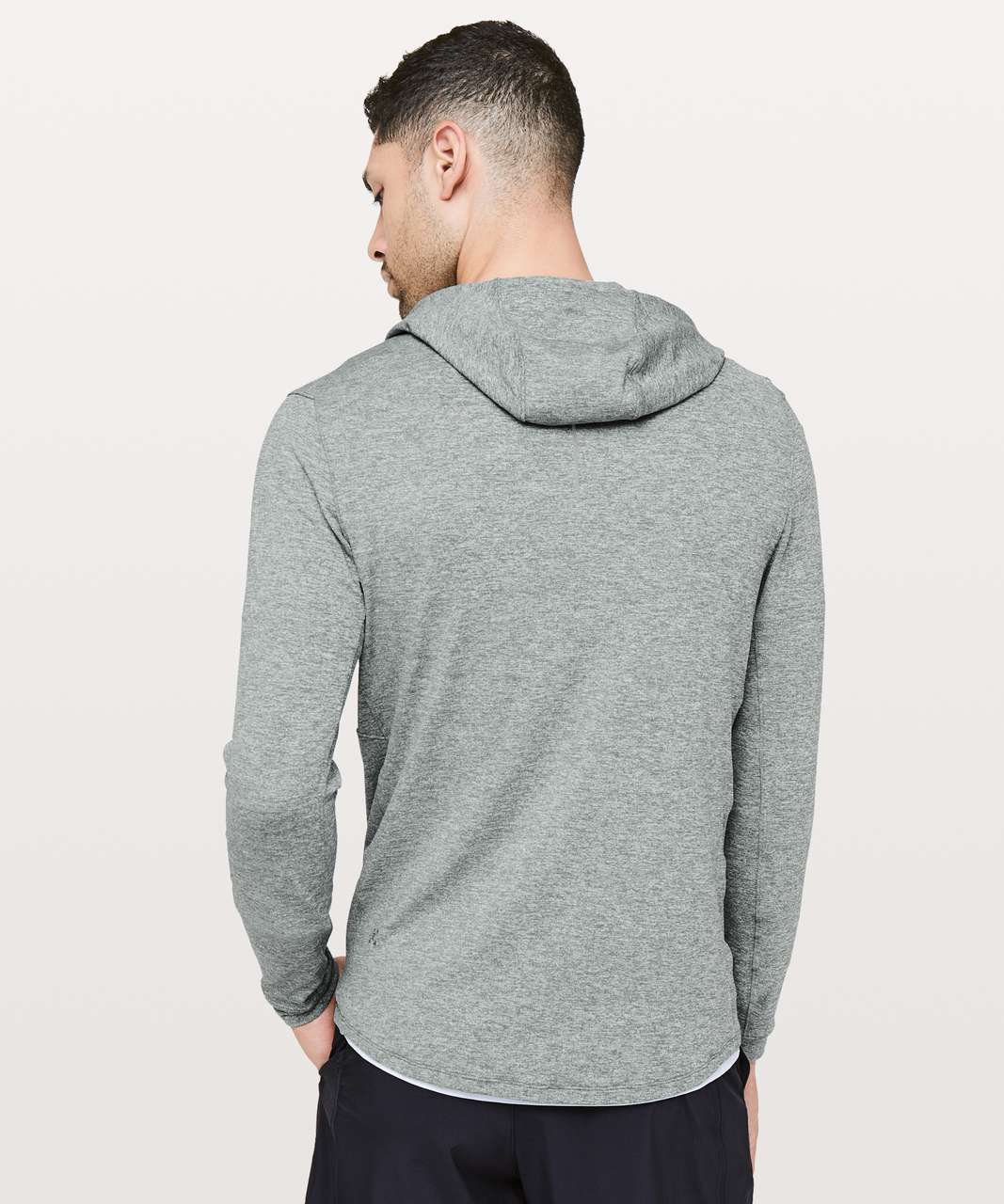 Lululemon Drysense Hoodie - Heathered Sea Steel