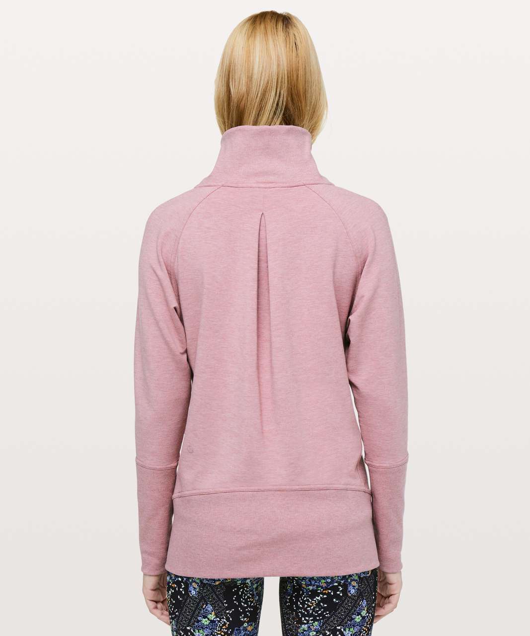 Lululemon High Lines Pullover - Heathered Vintage Mauve