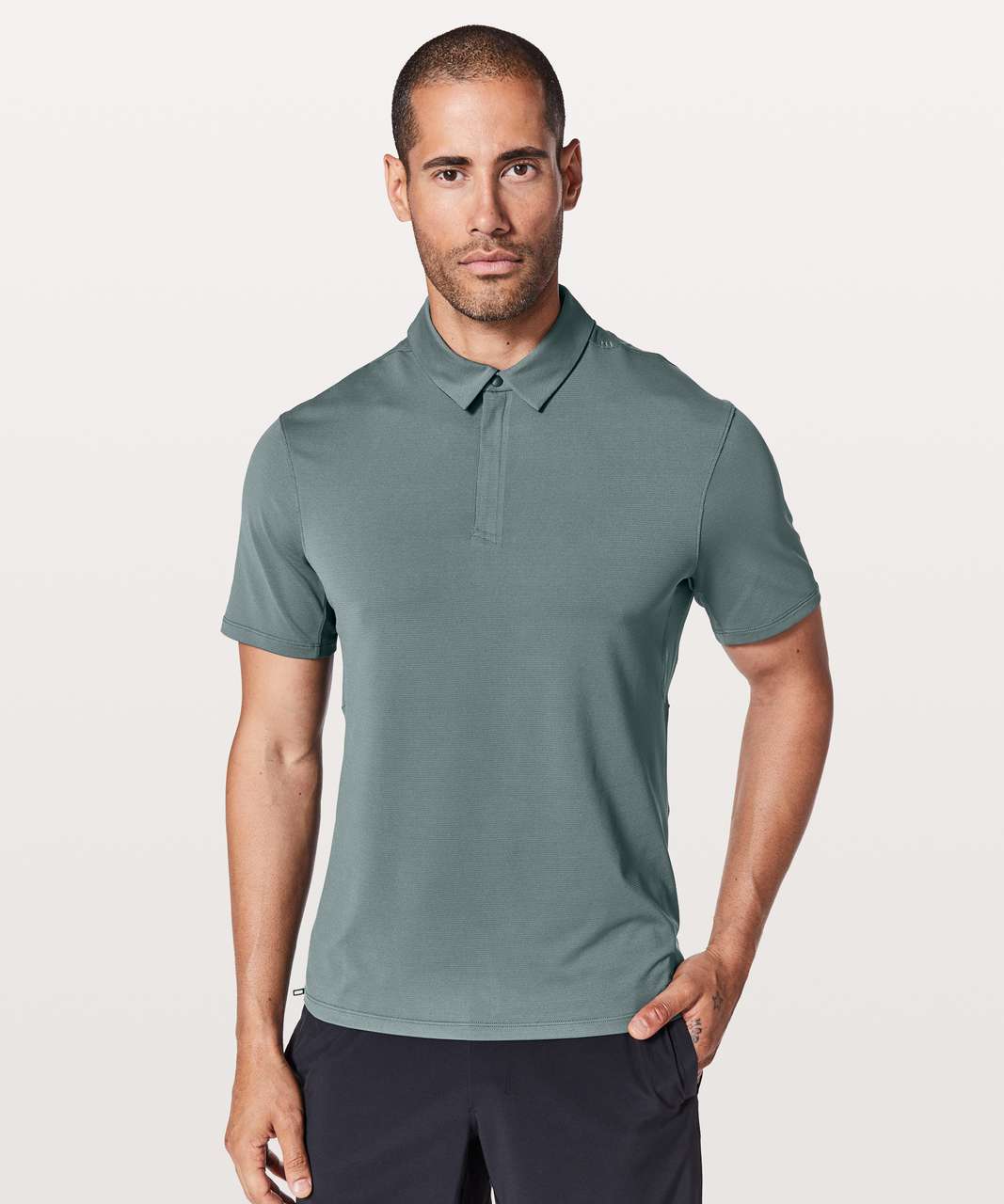 Lululemon Drysense Polo - Sea Steel