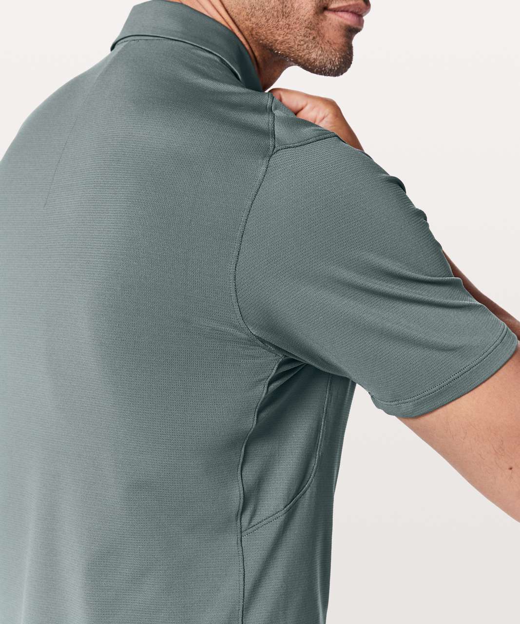 Lululemon Drysense Polo - Sea Steel