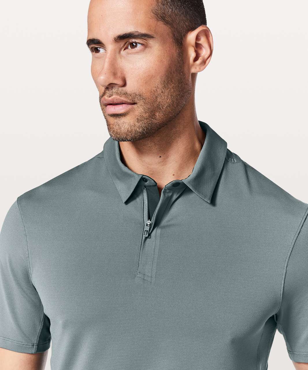 Lululemon Drysense Polo - Sea Steel - lulu fanatics