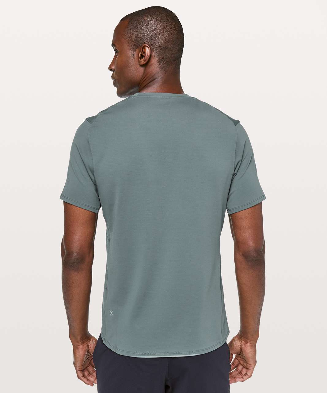 Lululemon Drysense Mesh Short Sleeve - Sea Steel