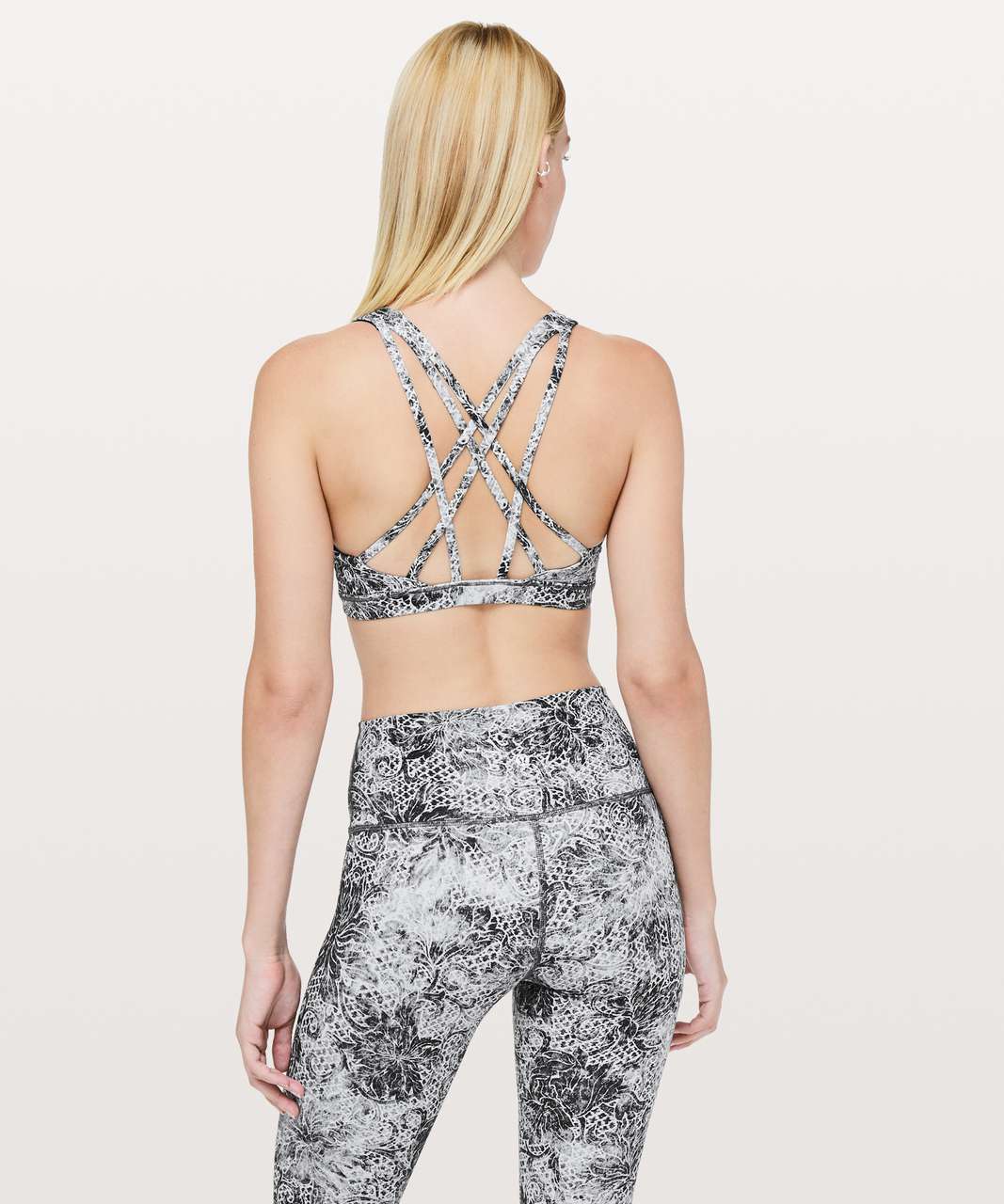 Lululemon Free To Be Serene Bra - Serigraph Starlight Black Multi