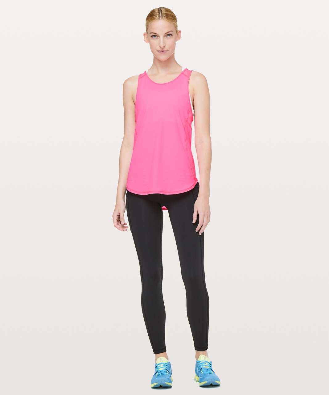 NEW Women Lululemon Sculpt Tank Top Back Vent Pink Lychee Size 4