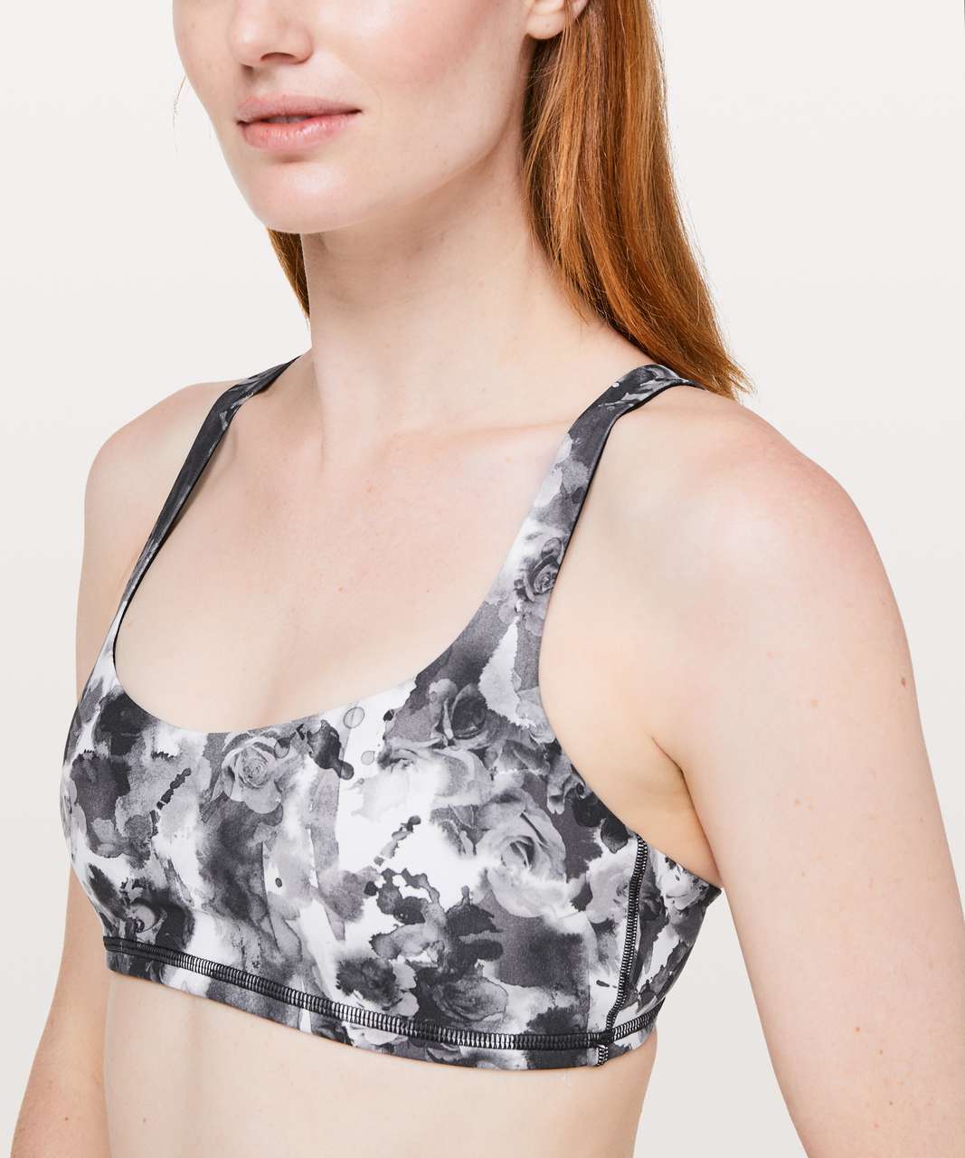 Lululemon Free To Be Bra - Mini Obscurred Black Dusty Mauve