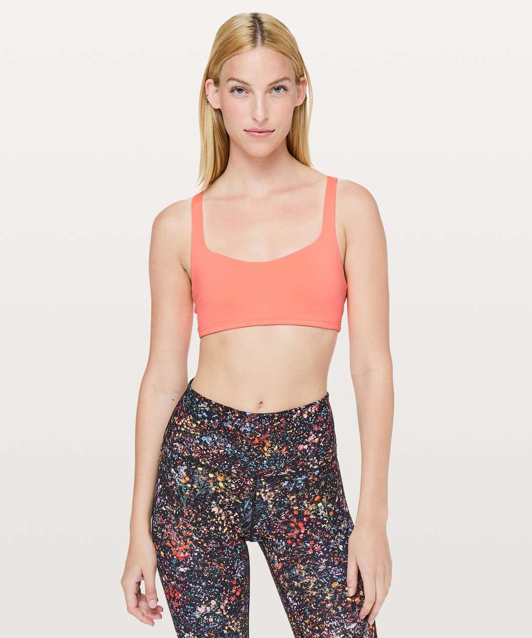 Lululemon Free To Be Bra Wild High Neck Faint Coral