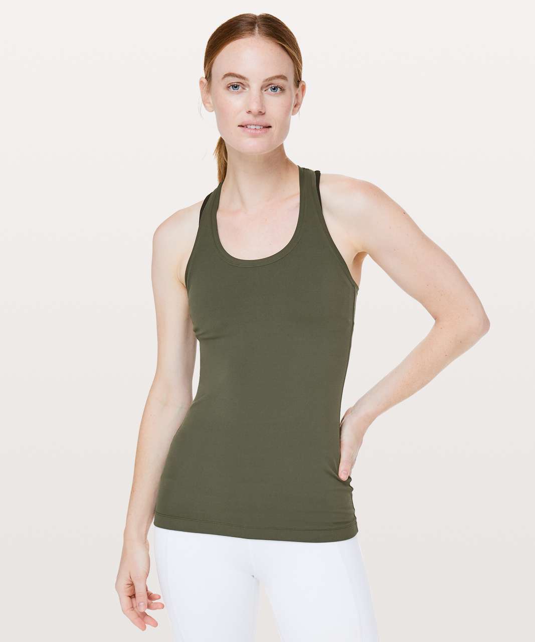 Lululemon Cool Racerback II *Nulu - Camo Green