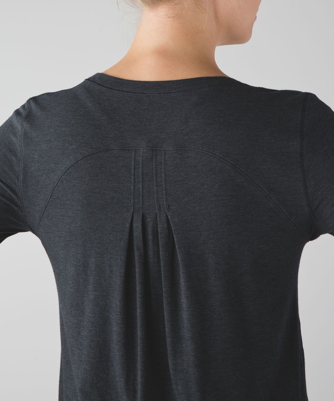 Lululemon Yogi Everyday Long Sleeve - Heathered Black