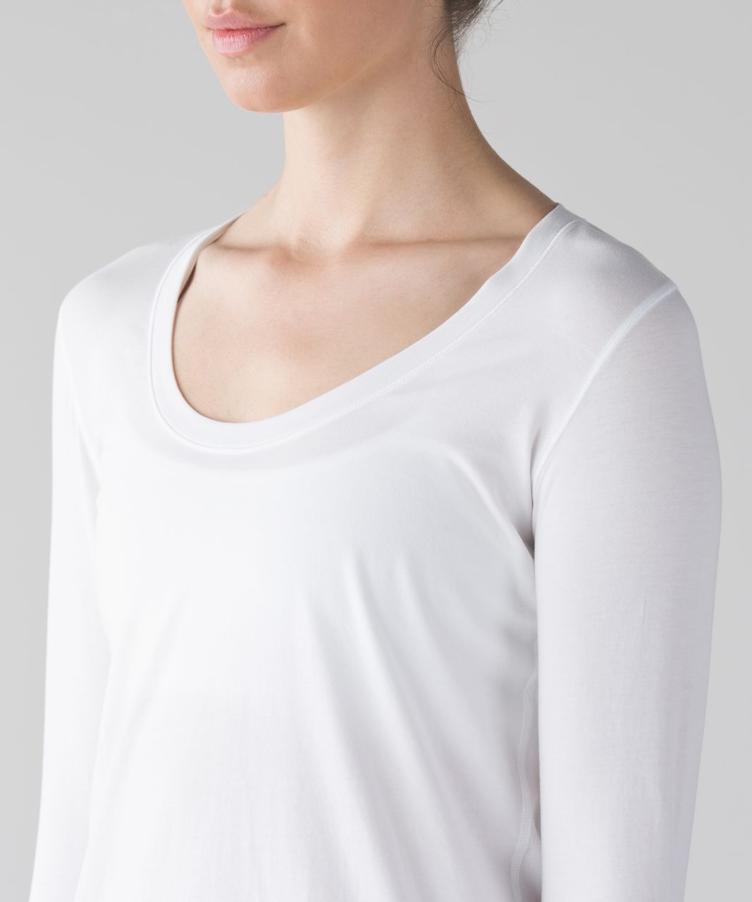 Lululemon Yogi Everyday Long Sleeve - White - lulu fanatics